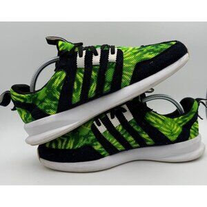 Adidas Originals Green Black Mesh Sneakers Men US 11 Athletic Shoes